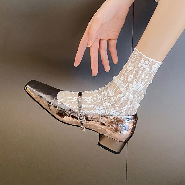 Exquisite Handcrafted Leather Women's Shoes - Luxurious Elegance(Etx0863TX403)