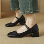 Handmade Leather Women's Shoes: Elegant Craftsmanship Redefined(Etx0863TX440)