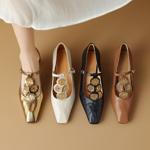 Handcrafted Genuine Leather Women's Shoes - Elegant, Luxurious, and Exquisite Quality.(Etx0863TX445)