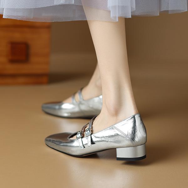 Exquisite Handmade Leather Women's Shoes for Luxurious Elegance(Etx0863TX452)