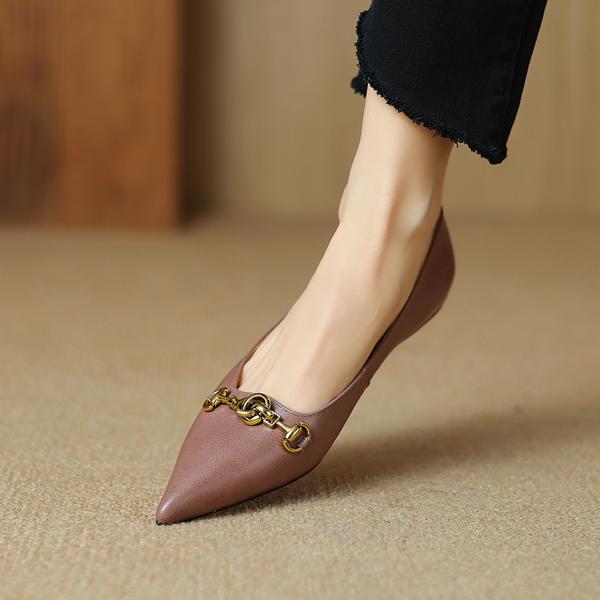 Handcrafted Luxury Leather Women's Shoes: Elegance Redefined(Etx0863TX458)