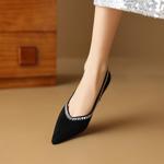 Handcrafted Genuine Leather Women's Shoes - Elegant Luxury(Etx0863TX464)