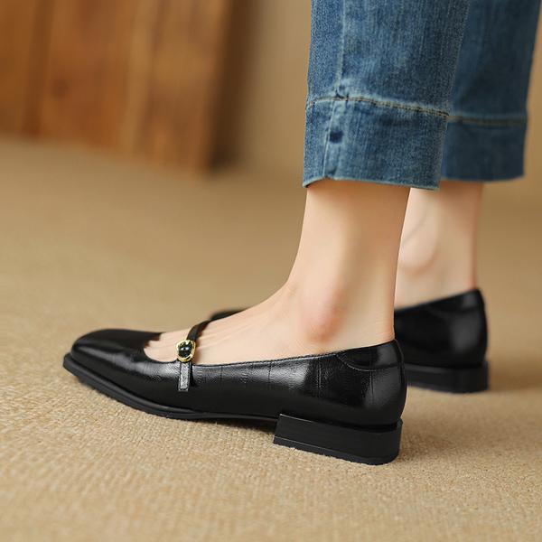 Handcrafted Premium Leather Women's Shoes: Luxurious Elegance in Every Stitch(Etx0863TX476)