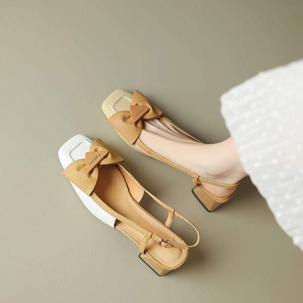 Exquisite Handmade Leather Women's Shoes: Luxury Craftsmanship for Elegance(Etx0863TX390-1)