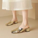 Crafted Luxury: Handcrafted Leather Women's Shoes for Elegance(Etx0863TX392-1)