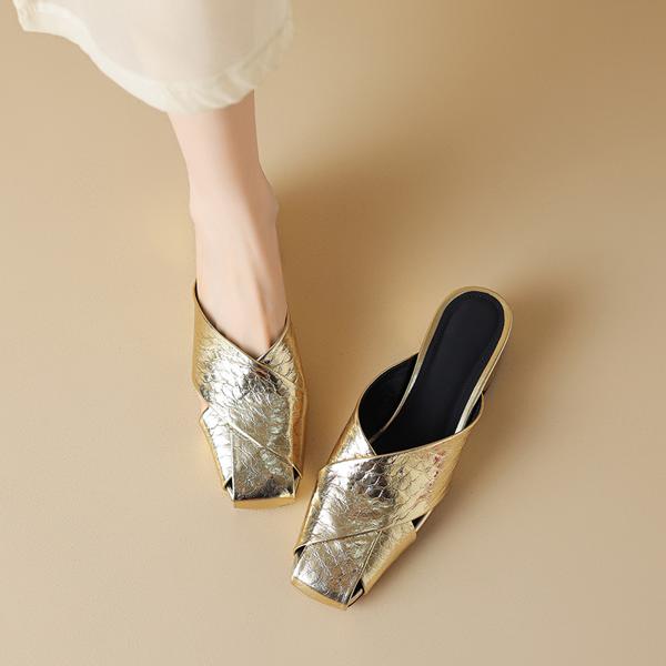 Crafted Luxury: Handcrafted Leather Women's Shoes for Elegance(Etx0863TX392-1)