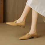 Elegant Handcrafted Genuine Leather Women's Shoes of Luxury Quality(Etx0863TX486)