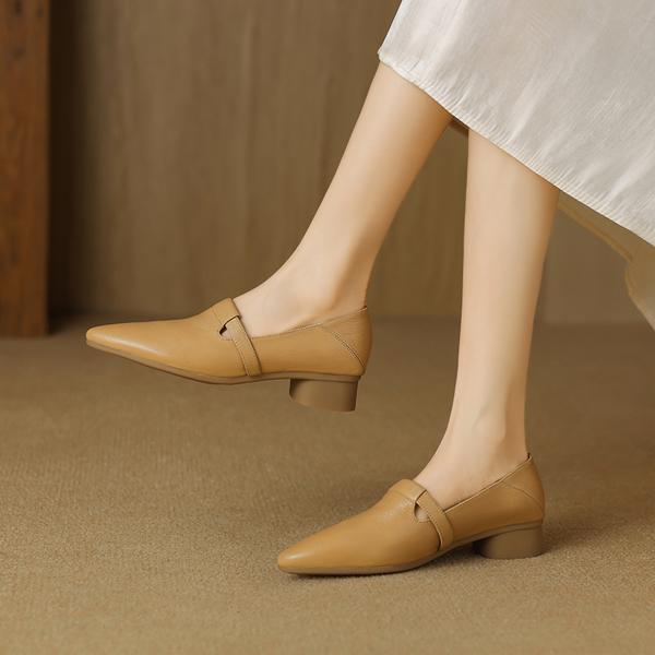 Elegant Handcrafted Genuine Leather Women's Shoes of Luxury Quality(Etx0863TX486)