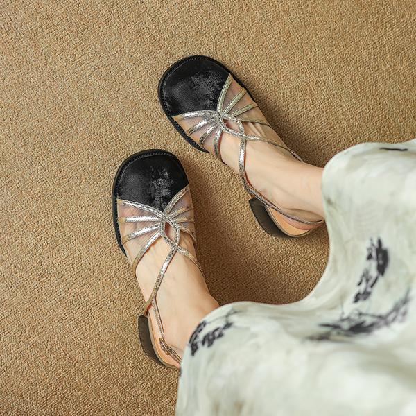 Elegant Handcrafted Leather Women's Shoes: Luxurious Quality and Craftsmanship(Etx0863TX487)