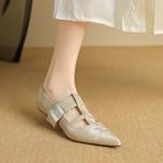 Handcrafted Luxury Leather Women's Shoes: Elegance in Every Stitch(Etx0863TX490)