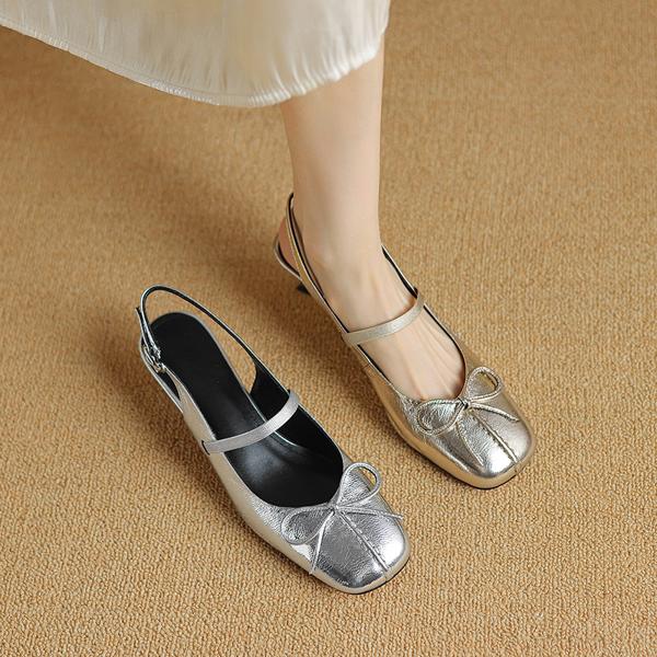 Handcrafted Luxury Leather Women's Shoes for Elegance(Etx0863TX491)