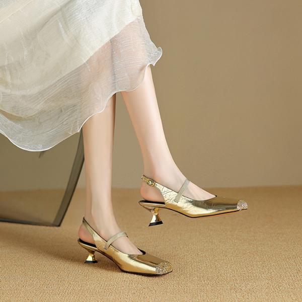 Elegant Handcrafted Leather Women’s Shoes: Exquisite Craftsmanship & Luxury Quality(Etx0863TX492)