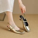 Elegant Handcrafted Leather Women’s Shoes: Exquisite Craftsmanship & Luxury Quality(Etx0863TX492)