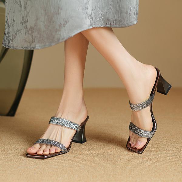 Elegant Luxury Handmade Genuine Leather Women's Shoes(Etx0863TX497)