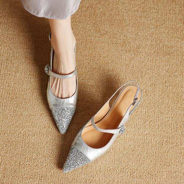 Handcrafted Genuine Leather Women's Shoes: Luxurious Elegance Redefined(Etx0863TX499)