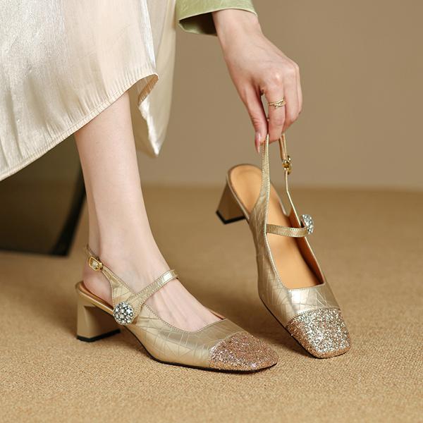 Exquisite Handcrafted Leather Women's Shoes: Elegance Meets Luxury in Every Step(Etx0863TX500)
