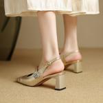 Exquisite Handcrafted Leather Women's Shoes: Elegance Meets Luxury in Every Step(Etx0863TX500)