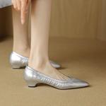 Elegant Handcrafted Leather Women's Shoes of High Quality(Etx0863TX503)