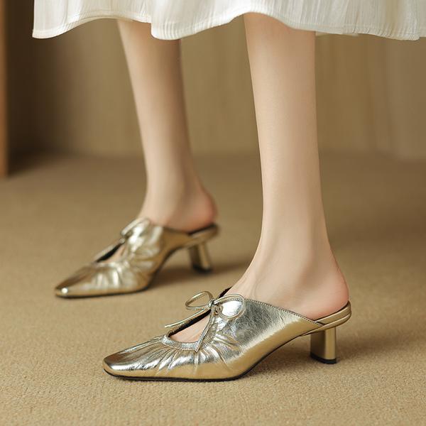 Handcrafted Luxurious Leather Women’s Shoes: Elegance in Every Detail(Etx0863TX505)