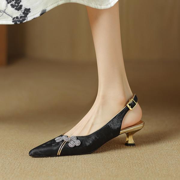 Elegant Handcrafted Genuine Leather Women's Shoes: Timeless Luxury and Artistry(Etx0863TX513)