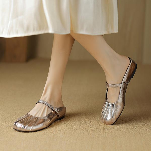 Handcrafted Genuine Leather Women's Shoes - Luxurious Elegance(Etx0863TX515)