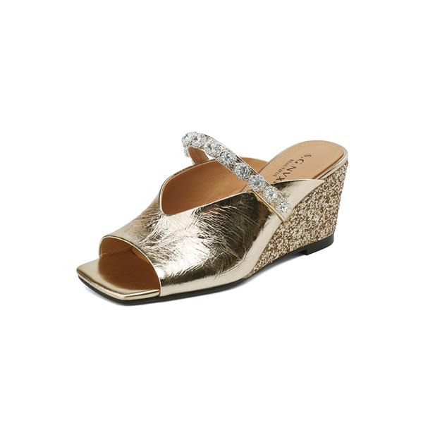 Handcrafted Genuine Leather Women's Shoes: Elegant Luxury Quality(Etx0863TX549)