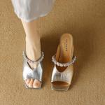 Handcrafted Genuine Leather Women's Shoes: Elegant Luxury Quality(Etx0863TX549)