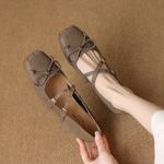 Exquisite Handmade Leather Shoes for Elegant Women(Etx0863TX561)
