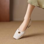 Handcrafted Genuine Leather Women's Shoes - Elegant Luxury Craftsmanship(Etx0863TX562)