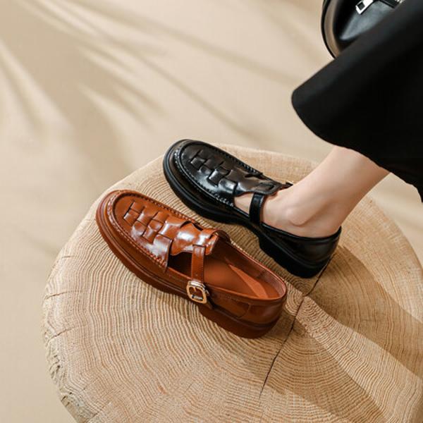 Exquisite Handcrafted Leather Women’s Shoes: Elegance Redefined(Etx0863D119)