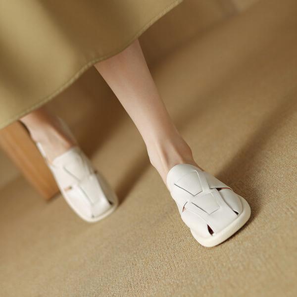 Exquisite Handmade Leather Women's Shoes, Luxurious Elegance(Etx0863TX477-2)