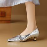 Handcrafted Leather Women's Shoes: Elegant Luxury(Etx0863TX461-2)