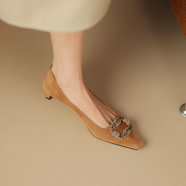 Handcrafted Genuine Leather Women's Shoes: Elegant Luxury and Artisanal Quality(Etx0863TX425-2)