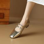 Handcrafted Genuine Leather Women's Shoes: Luxurious, Elegant, and High-Quality.(Etx0863TX452-2)