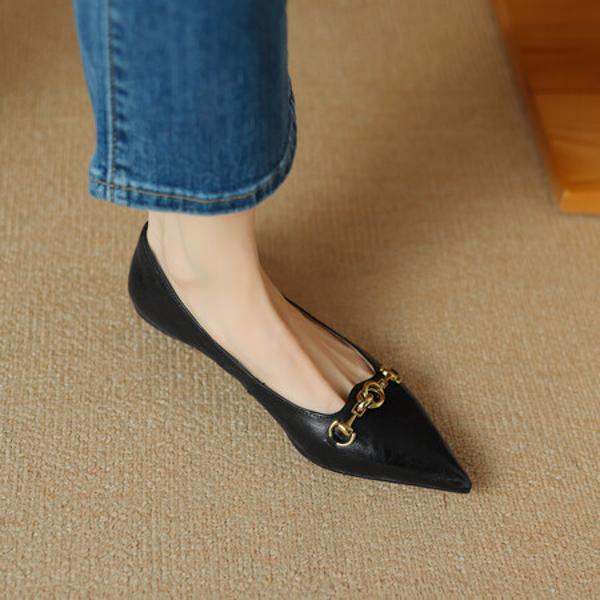 Luxurious Handmade Leather Women's Shoes: Elegance in Every Stitch(Etx0863TX458-2)