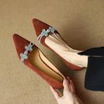 Handcrafted Luxury Leather Women's Shoes: Elegance in Every Step(Etx0863TX457-2)