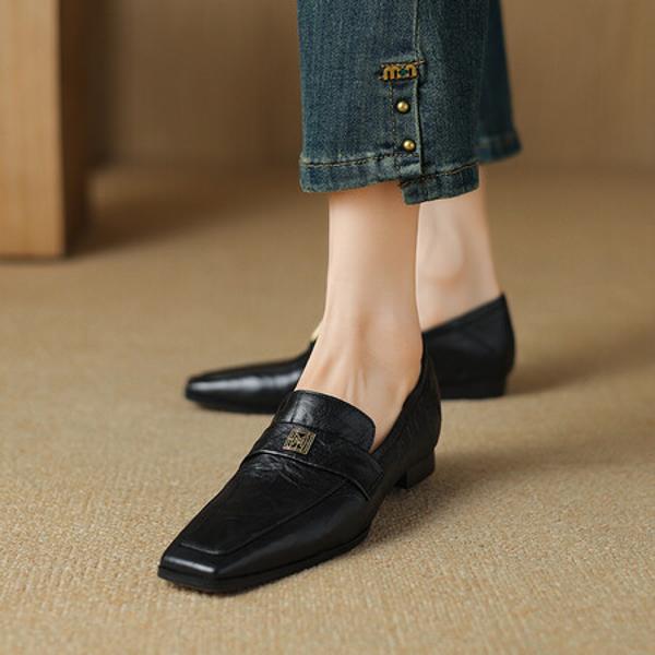 Exquisite Handcrafted Leather Shoes for Elegant Women(Etx0863TX471-2)