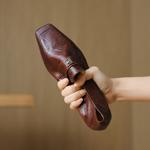 Exquisite Handcrafted Leather Shoes for Elegant Women(Etx0863TX471-2)