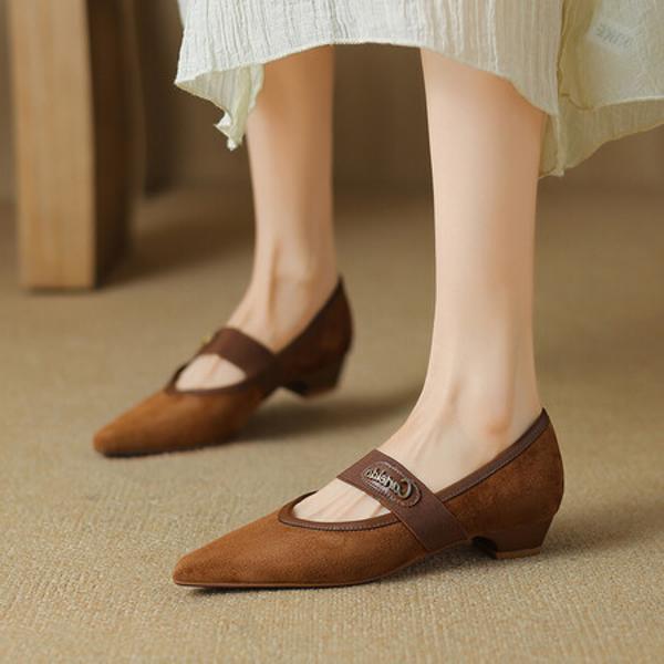 Exquisite Handcrafted Leather Women’s Shoes for Luxe Elegance(Etx0863TX472-2)