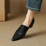 Elegant Luxury Handmade Leather Women’s Shoes(Etx0863TX473-2)