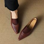 Elegant Luxury Handmade Leather Women’s Shoes(Etx0863TX473-2)