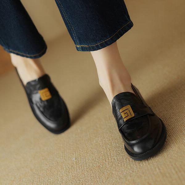 Handcrafted Genuine Leather Women's Shoes: Elegance Meets Luxury(Etx0863TX434-2)