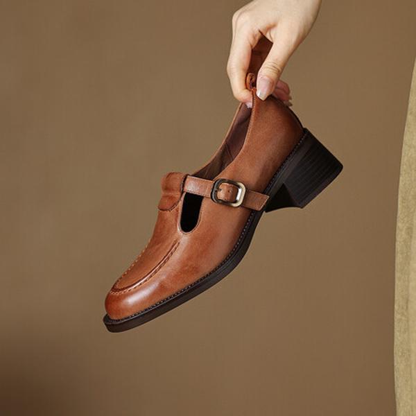 Luxury Handmade Leather Women's Shoes - Elegance Redefined(Etx0863TX573)