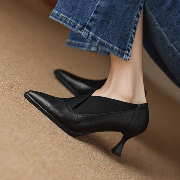 Handcrafted Leather Women's Shoes: Elegance in Every Detail(Etx0863TX583)