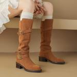 Exquisite Handcrafted Leather Shoes for Elegant Women(Etx0863TX596)