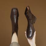 Exquisite Handcrafted Genuine Leather Women’s Shoes for Timeless Elegance(Etx0863TX621-1)