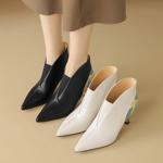 Handcrafted Luxury Leather Women's Shoes, Pure Elegance(Etx0863TX578-2)