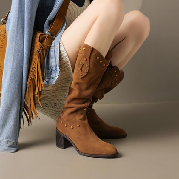 Exquisite Handcrafted Leather Women's Shoes: Timeless Elegance and Quality(Etx0863TX415-2)