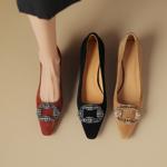 Luxurious Handmade Genuine Leather Women's Shoes - Elegance Meets Craftsmanship(Etx0863TX425-6)