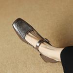 Handcrafted Genuine Leather Women’s Shoes: Luxury, Craftsmanship, Elegance(Etx0863TX440-6)